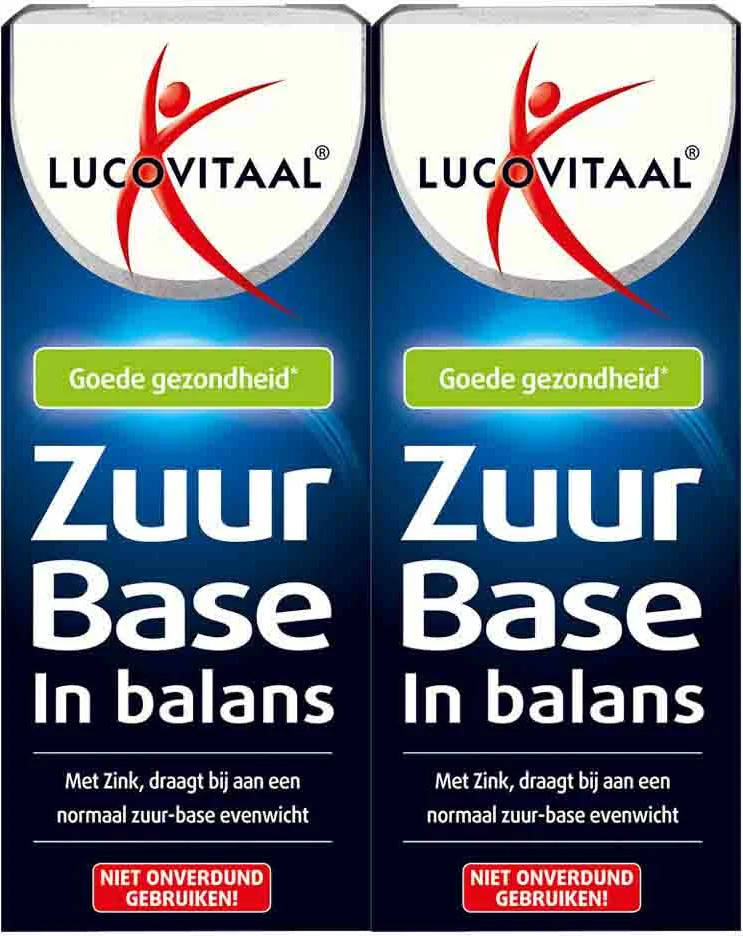 2x Lucovitaal Zuur Base Druppels 30 ml