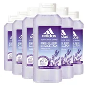 6x Adidas Shower Gel Active Skin & Mind Pre-sleep Calm W 400 ml