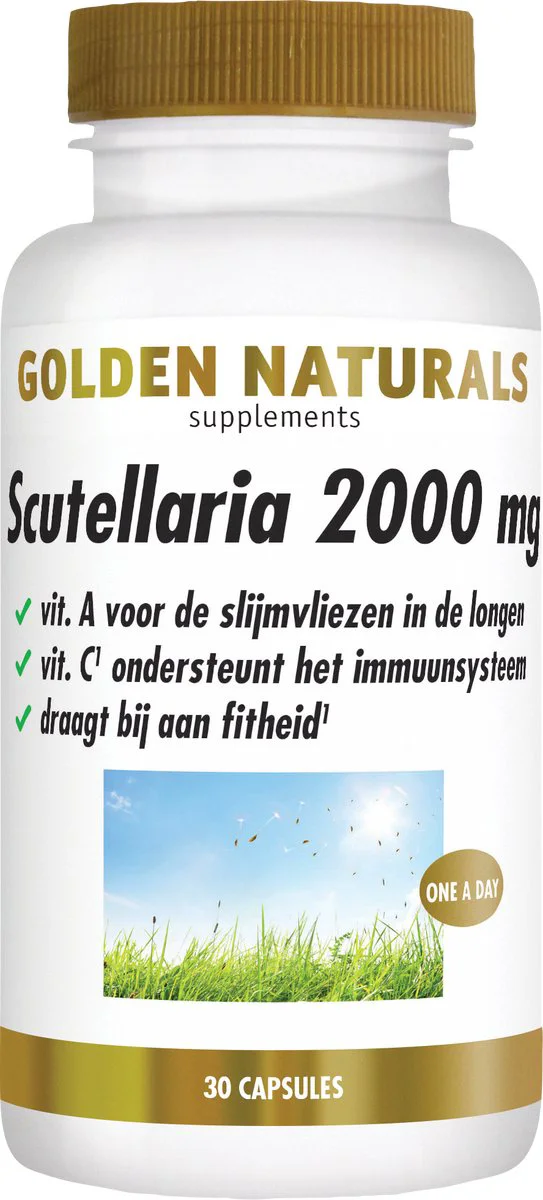 Golden Naturals Scutellaria 2000 mg Capsules 30CP