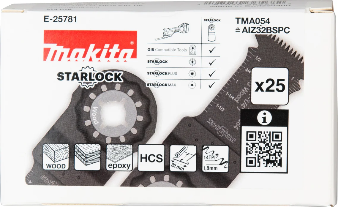 Makita E-25781 TMA054 Invalzaagblad 32x50mm hout 25 stuks
