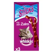 Whiskas Sticks Kattensnack Zalm 18 gr
