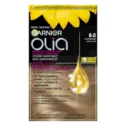 3x Garnier Olia Permanente Crèmekleuring 8.0 Licht Blond