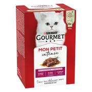 8x Gourmet Mon Petit Kattenvoer Nat Vlees 6 x 50 gr