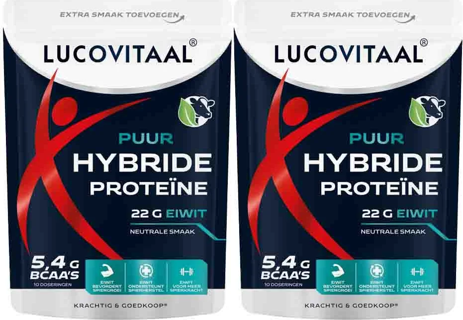 2x Lucovitaal Proteïne Hybride Puur 250 gr