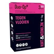 Duo-op Anti Vlooiendruppels Kat en Konijn vanaf 4 kg 3 pipetten