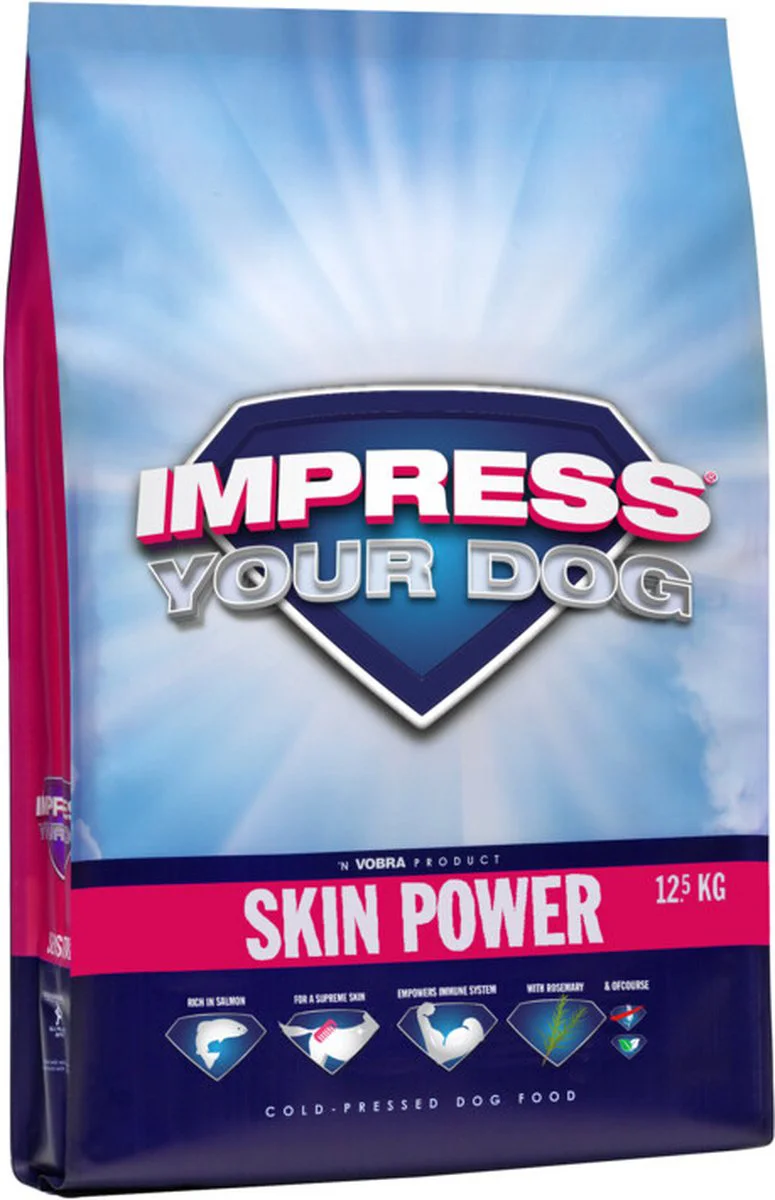 Impress Your Dog Hondenvoer Adult Skin Power 12,5 kg