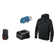 Bosch Professional PRO GHH 12+18V XA XL Verwarmde hoody zwart 1x 2.0Ah - 06188000GE