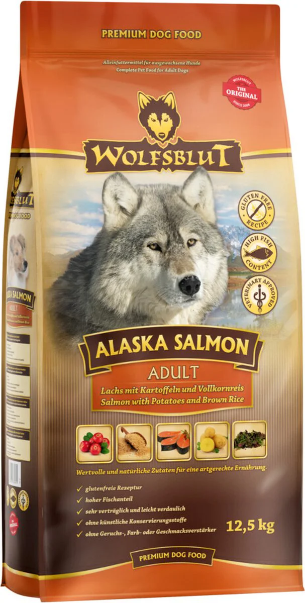 Wolfsblut Alaska Salmon Adult 12,5 kg