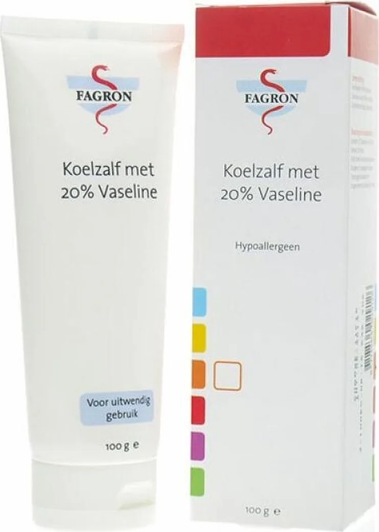 Fagron Koelzalf Met 20% Vaseline 100GR