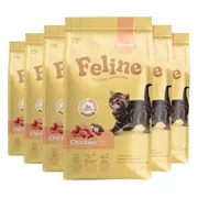 6x HobbyFirst Feline Kattenvoer Droog Kitten 1,5 kg