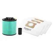 DeWALT HEPA filter + Stofzak 23-38L + adapter 48 naar 42mm