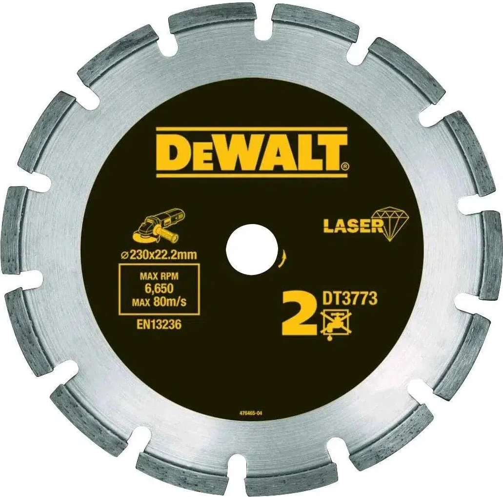 DeWALT DT3773 Diamantschijf Gesegmenteerd 230x22,23mm