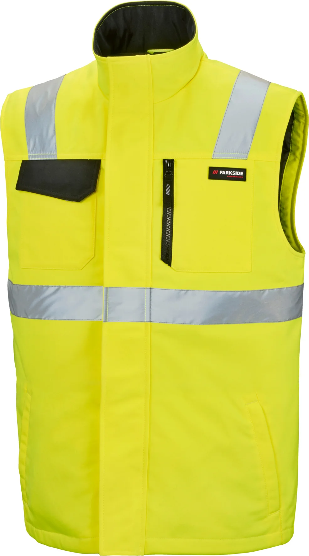 PARKSIDE PERFORMANCE Heren softshell bodywarmer, reflecterend (Geel, S)