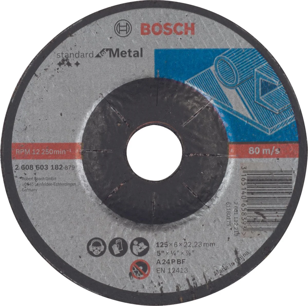 Bosch Professional Afbraamschijf PRO Metal 125x22,23x6,0mm VE=1 - 2608603182