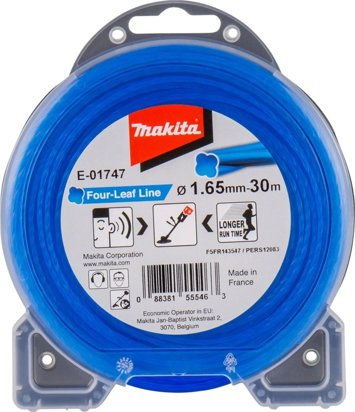 Makita Maaidraad 1,65x30 meter blauw - E-01747