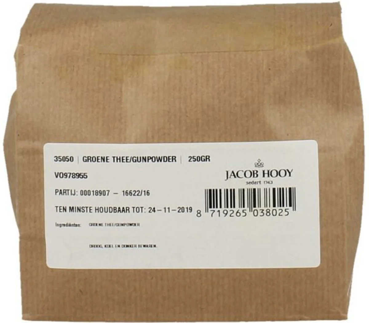 Jacob Hooy Groene Thee 250gr