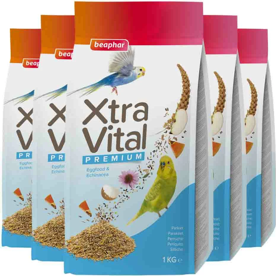 5x Beaphar XtraVital Parkiet 1 kg