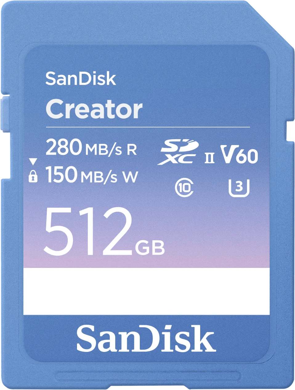 SANDISK SDXC Creator 512GB 150MB/s