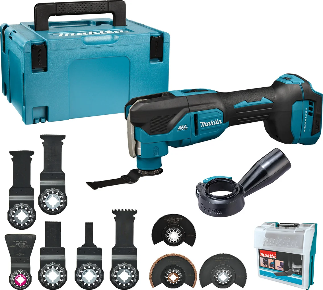 Makita DTM53ZJX2 Accu multitool + accessoires LXT 18V Basic Body in Mbox