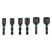 Makita Impact Black Krachtdoppenset 1/4" Zeskant | 6-delig - E-15768