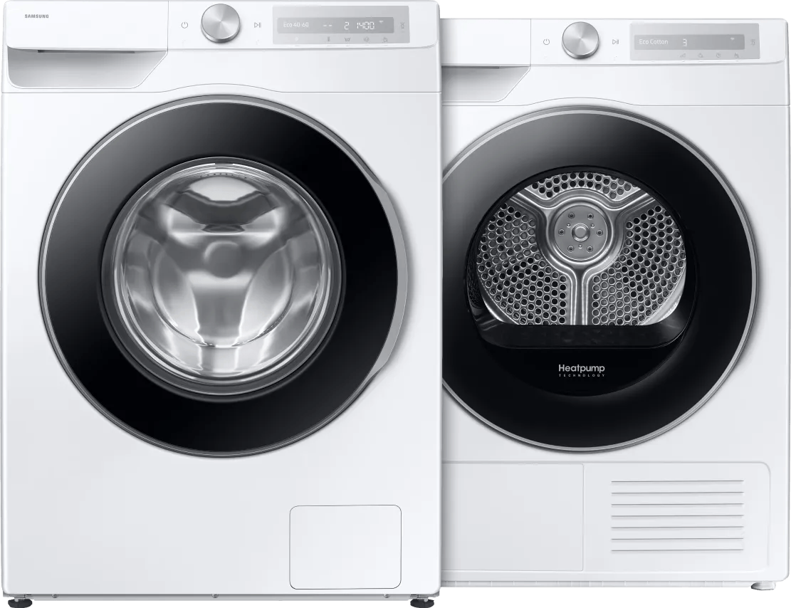 Samsung WW90DG6U25LH Super Speed + Samsung DV90DG6845LHU3 AI Dry+