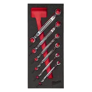 Milwaukee TOOLGUARD™ Foam inlay open ringsleutelset 6-delig - 4932493628