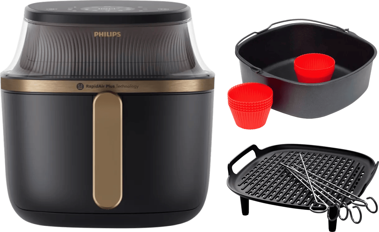 Philips Airfryer XXL 3000 Serie NA342/00 + Grillkit + Bakset