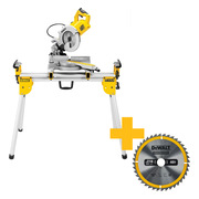 DeWALT DWS777SET Afkort-/Verstekzaag met XPS 216mm 1800W + DE7033 Onderstel