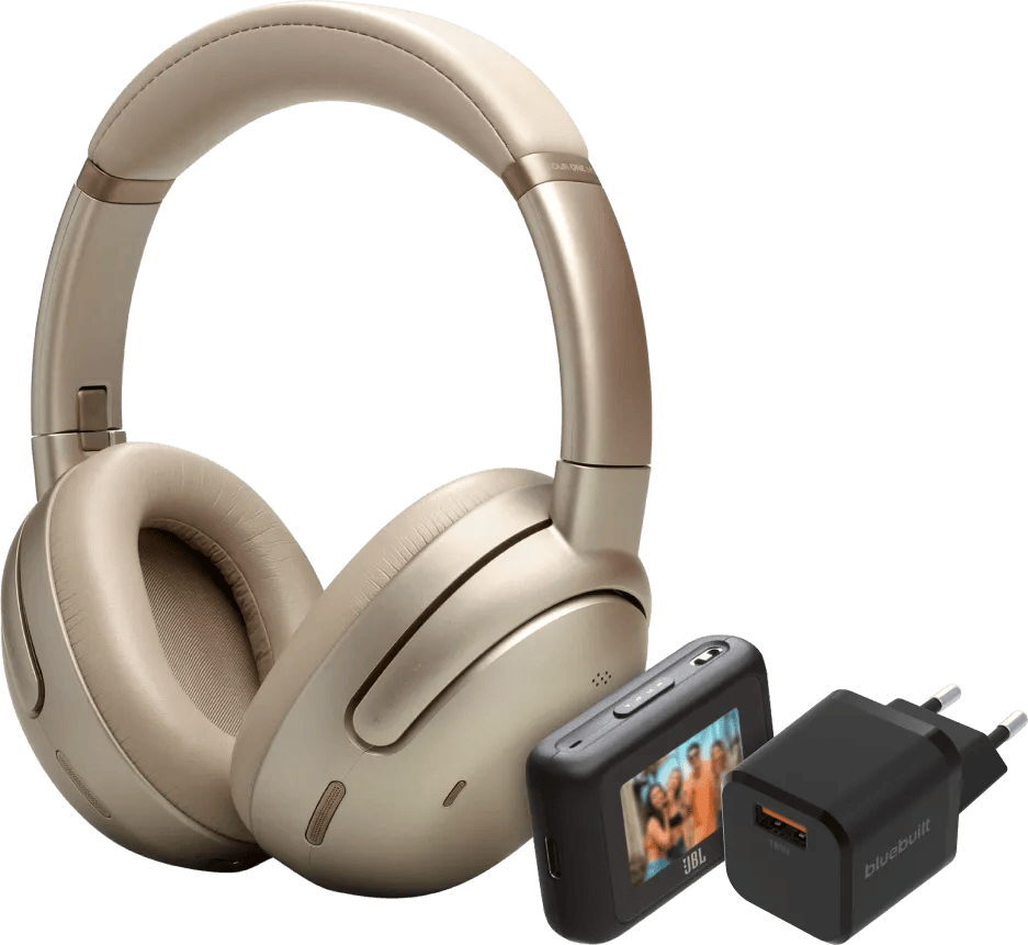 JBL Tour One M3 Smart Goud TX + BlueBuilt Quick Charge Oplader