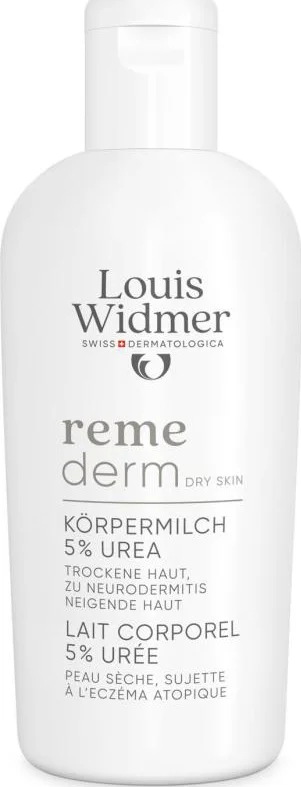 Louis Widmer Remederm Lichaamsmelk 5 % Ureum licht geparfumeerd 200 ML