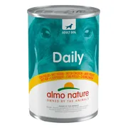 48x Almo Nature Daily Menu Hondenvoer Nat Kip 400 gr