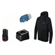Bosch Professional PRO GHH 12+18V XA S Verwarmde hoody zwart 1x 2.0Ah - 06188000GB