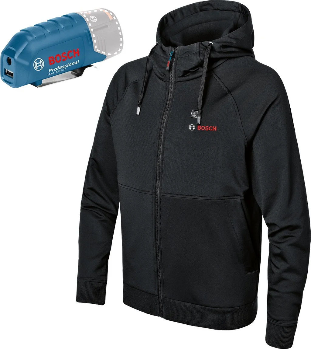 Bosch Professional PRO GHH 12+18V XA XL Verwarmde hoody zwart - 06188000ET