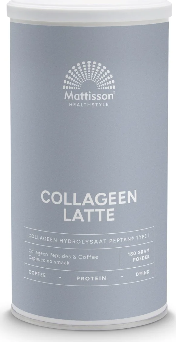 Mattisson HealthStyle Collageen Latte Collagen Peptides & Coffee 180GR