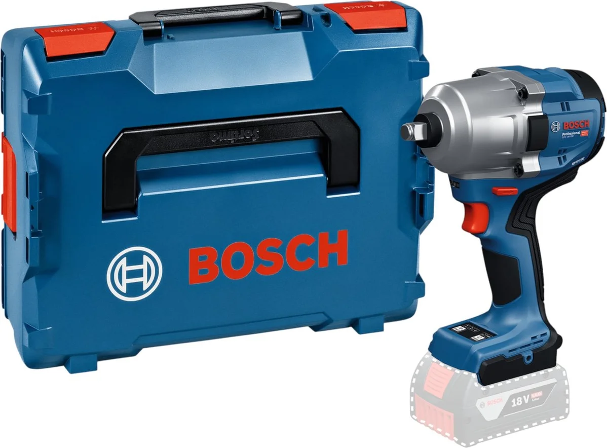Bosch Professional GDS 18V-780 Accu slagmoersleutel 780Nm 1/2" frictiering 18V Basic Body in L-Boxx - 06019P4003