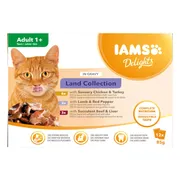 2x IAMS Delights Land Collection 12 x 85 gr