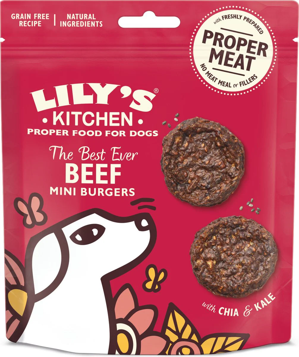 Lily's Kitchen Hondsnack Mini Burgers Rund 70 gr