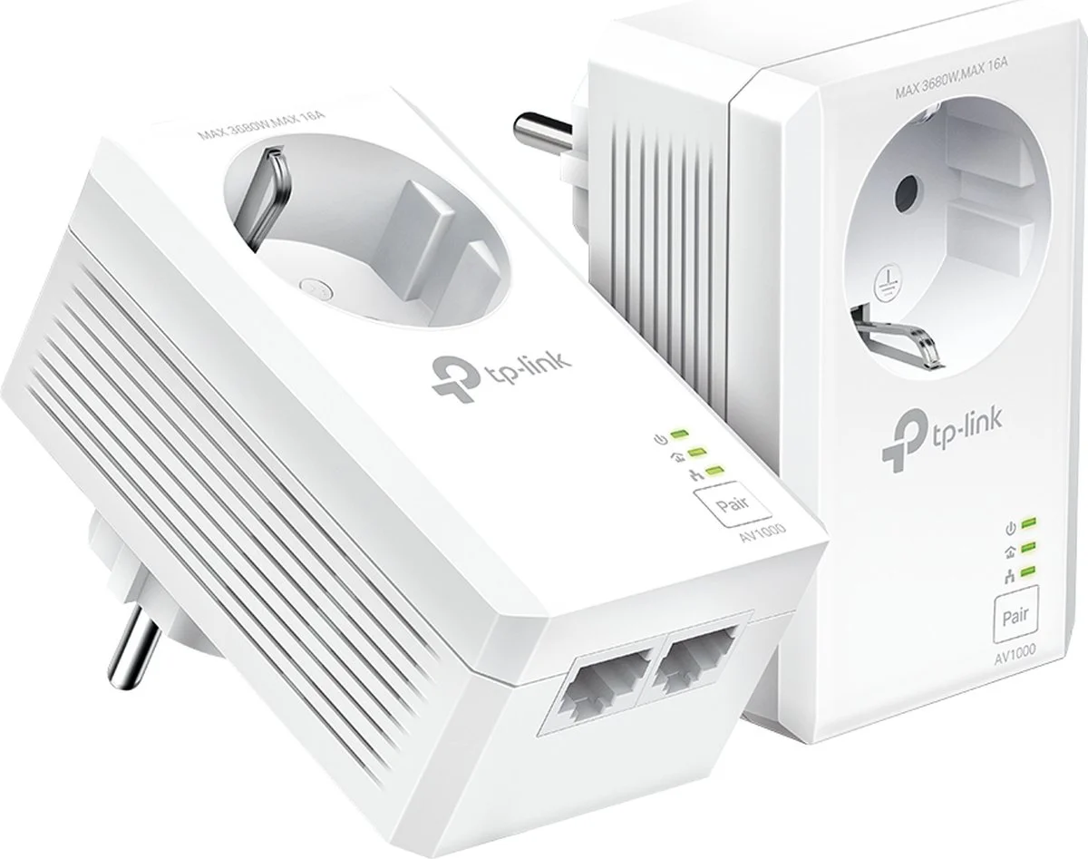 TP-Link TL-PA7027P Kit 1000 Mbps 2 adapters (zonder wifi)