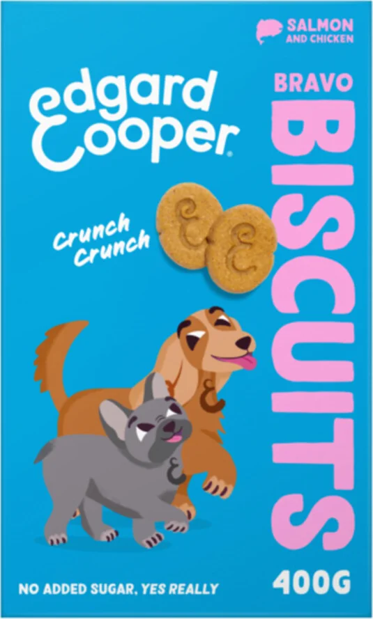 Edgard & Cooper Adult Biscuit Zalm & Kip 400 gr