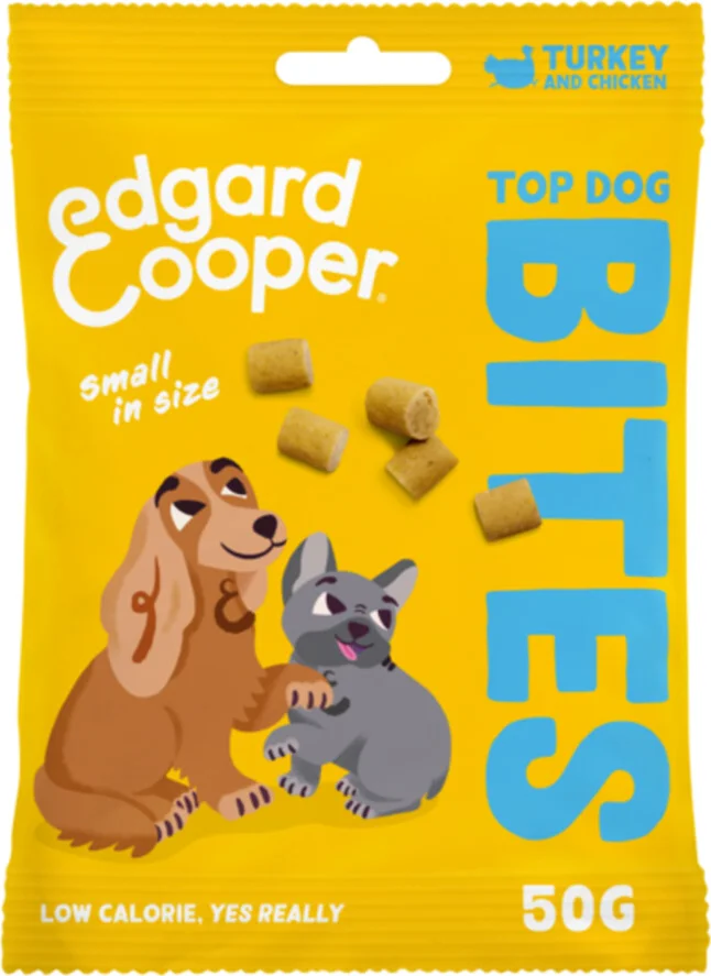 Edgard & Cooper Adult Bite S Kalkoen & Kip 50 gr