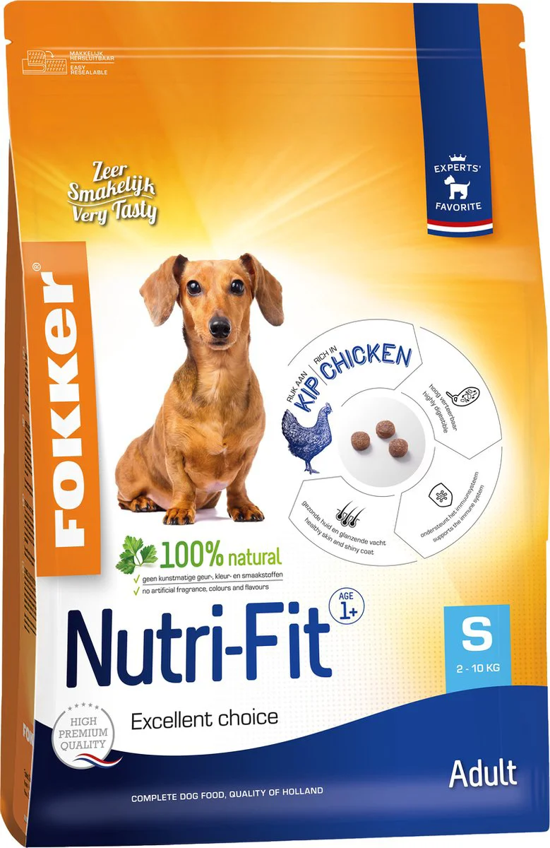 Fokker Nutri-Fit Hondenvoer S 7 kg