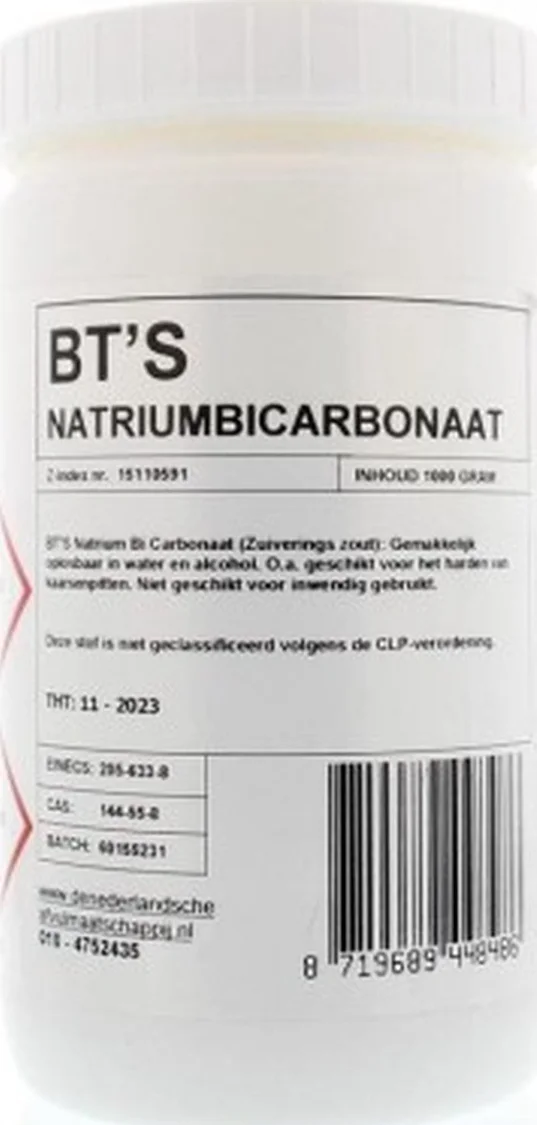 BTS Natrium Bi Carbonaat 1000GR
