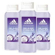 3x Adidas Shower Gel Active Skin & Mind Pre-sleep Calm W 250 ml