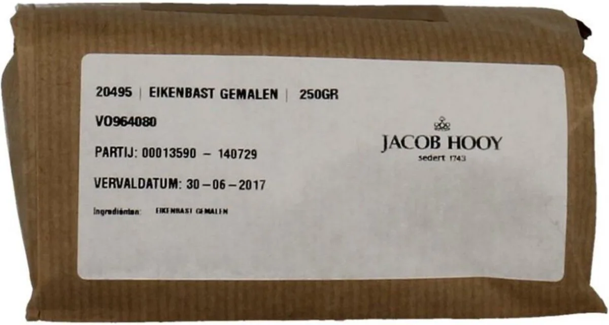 Jacob Hooy Eikenbast Gemalen 250gr