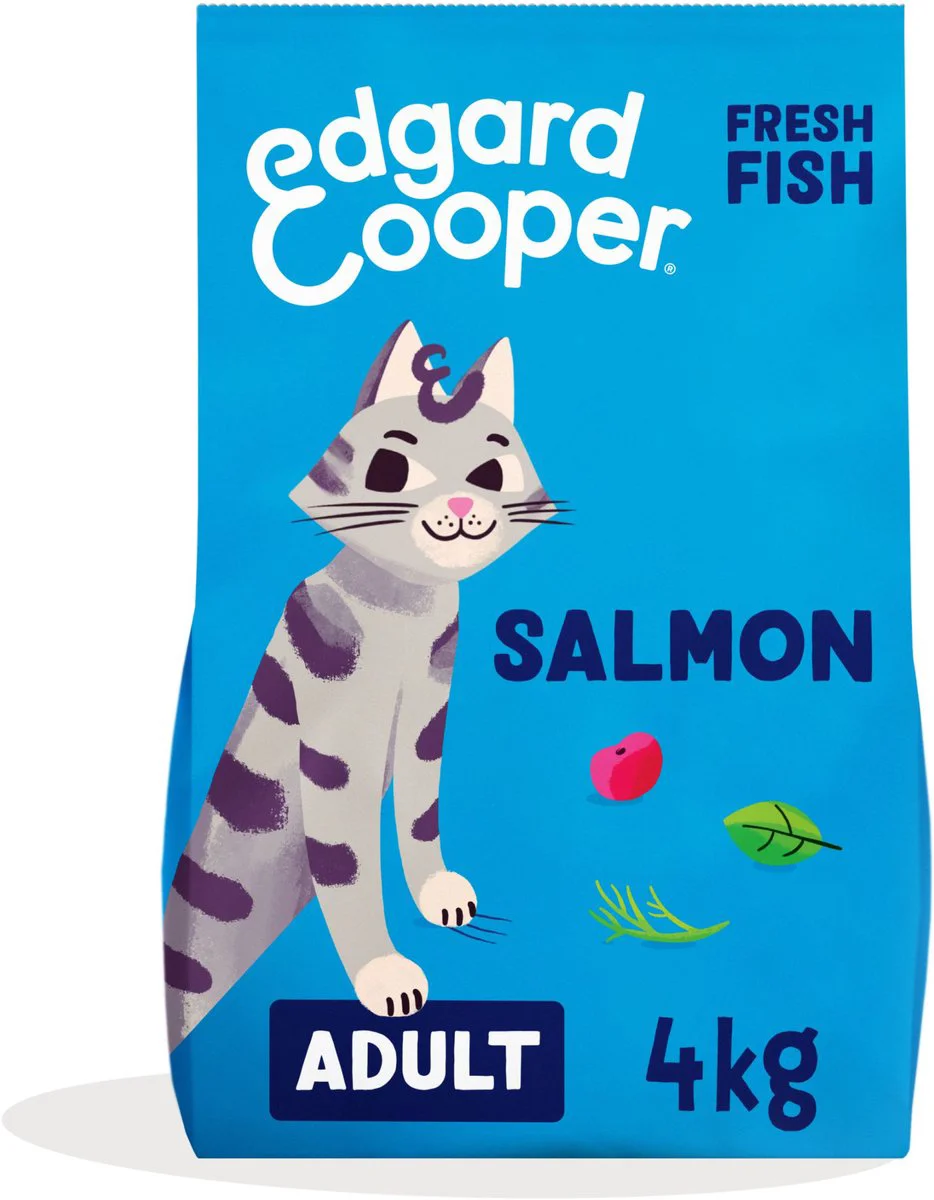 Edgard & Cooper Kattenvoer Adult Zalm 4 kg