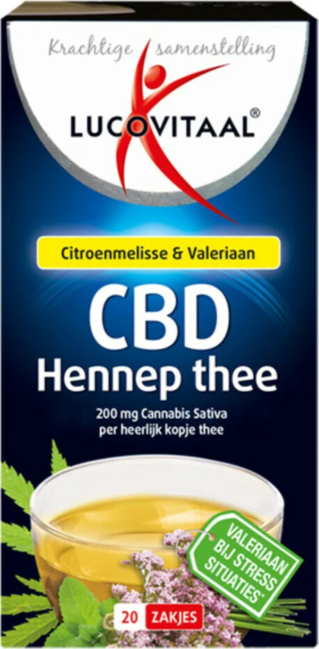 10x Lucovitaal Thee Hennep CBD 20 stuks