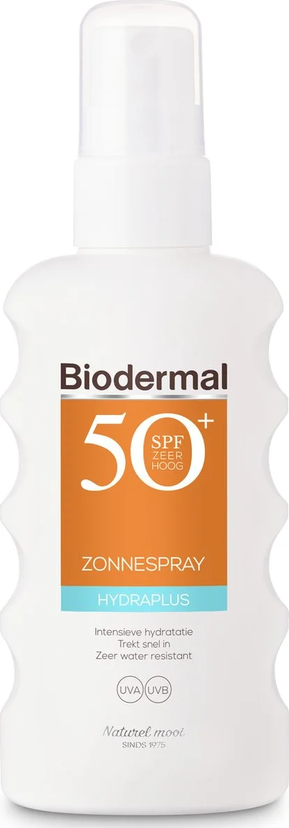 Biodermal Zonnebrand Hydraplus Spray SPF 50+ 175 ml