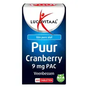 2x Lucovitaal Cranberry Puur 9mg PAC 60 tabletten