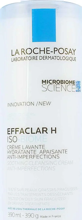 La Roche-Posay Effaclar H ISO-BIOME Soothing Cleansing Cream 390ML