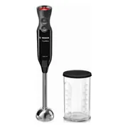 Bosch MS6CB6110 ErgoMixx - Staafmixer - 1000W - 4-bladenmes - Inclusief maatbeker - 12 snelheidsinstellingen - RVS/Zwart